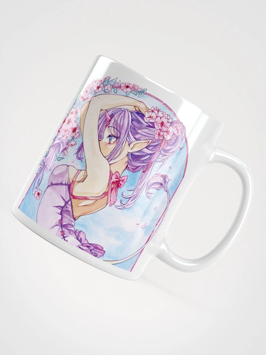 Unicorn and Lilac White Glossy Mug product image (3)