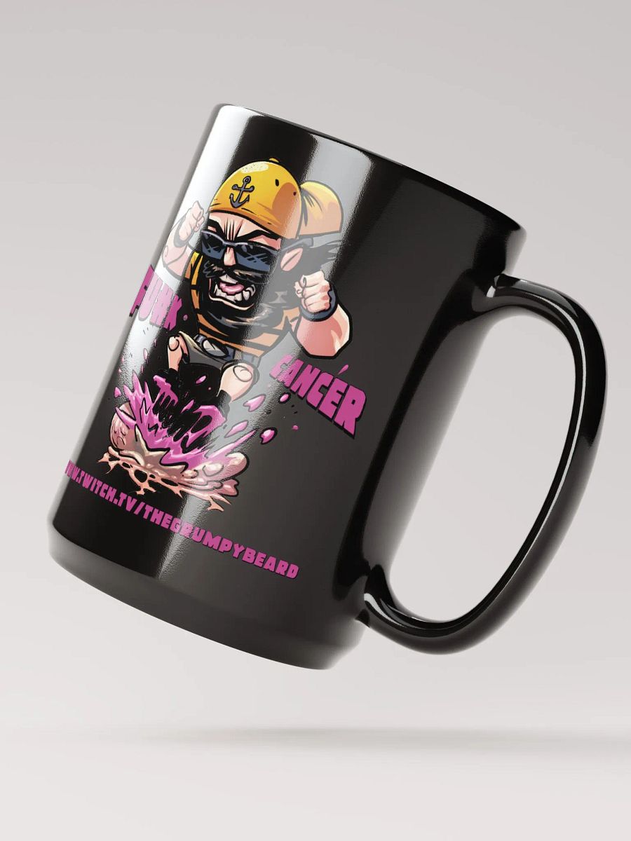 F#CK CANCER STOMP - Black Glossy Mug product image (2)