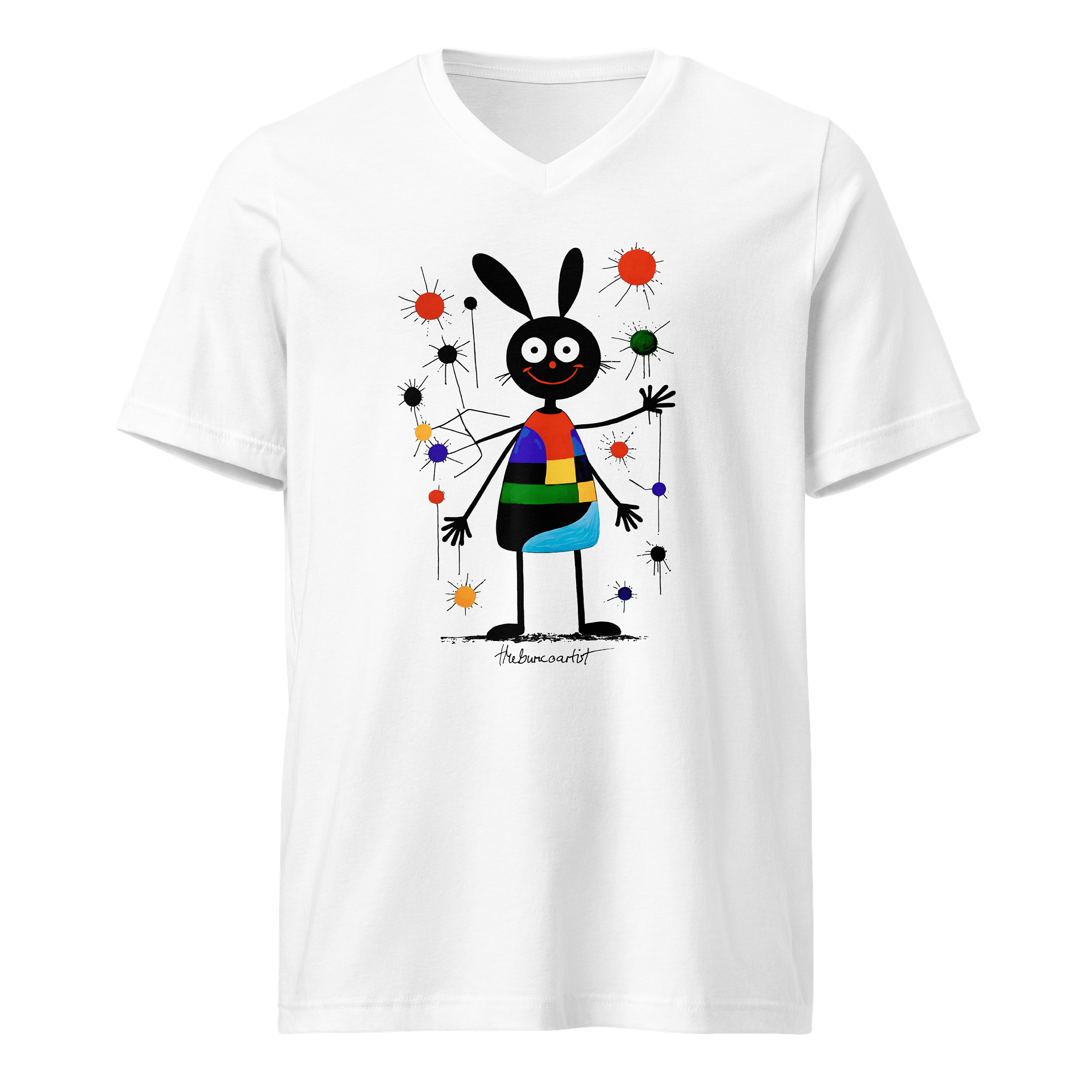 Bella+Canvas Short Sleeve V-Neck Jersey T-Shirt product image (1)