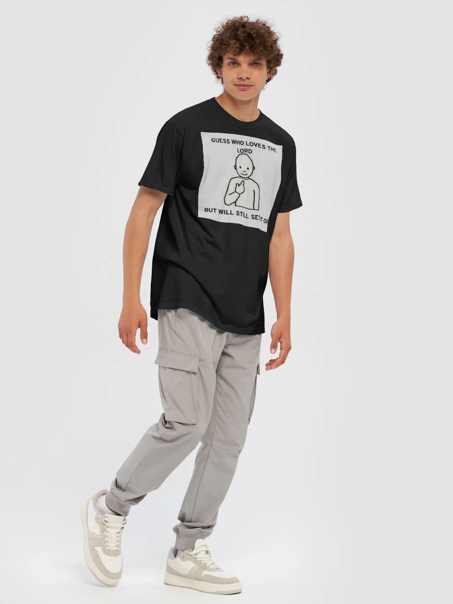 GUESS WHO LOVES THE LORD,BUT WILL STILL SET IT OFF. product image (7)