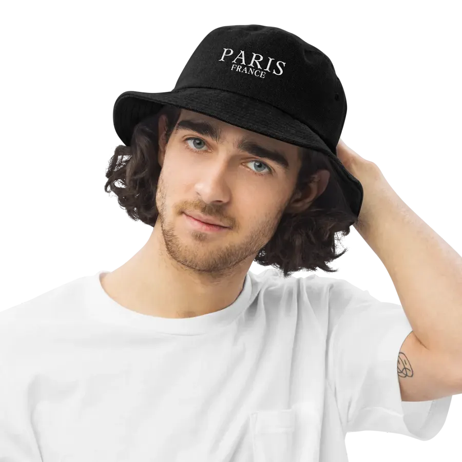 Paris Pop Denim Bucket Hat product image (3)