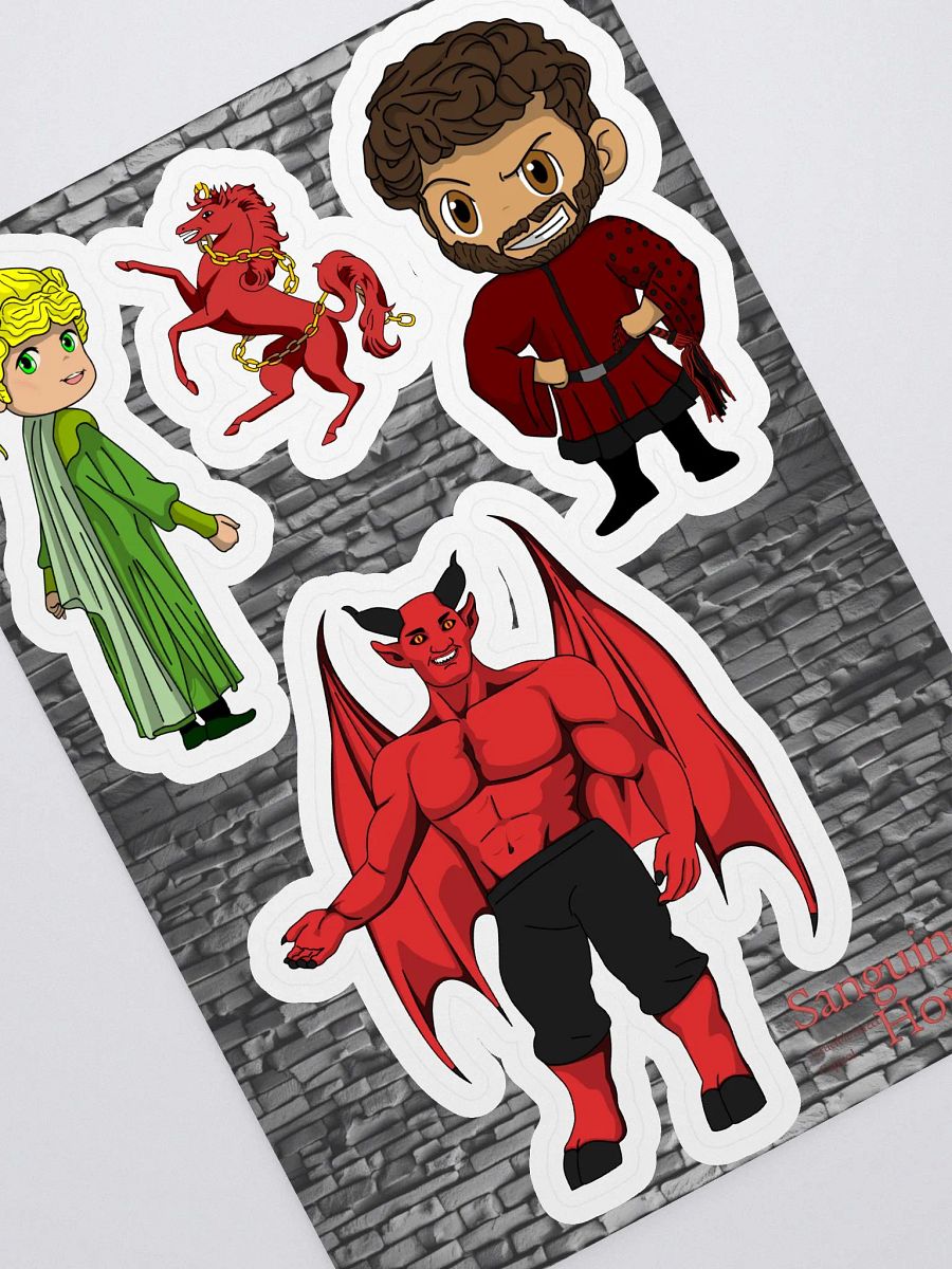 Sanguine Horse Cast: Lorelei, Tievel, Kyrie, and the chained horse logo 🇦🇺 🇨🇦 🇪🇺 🇺🇸 product image (2)