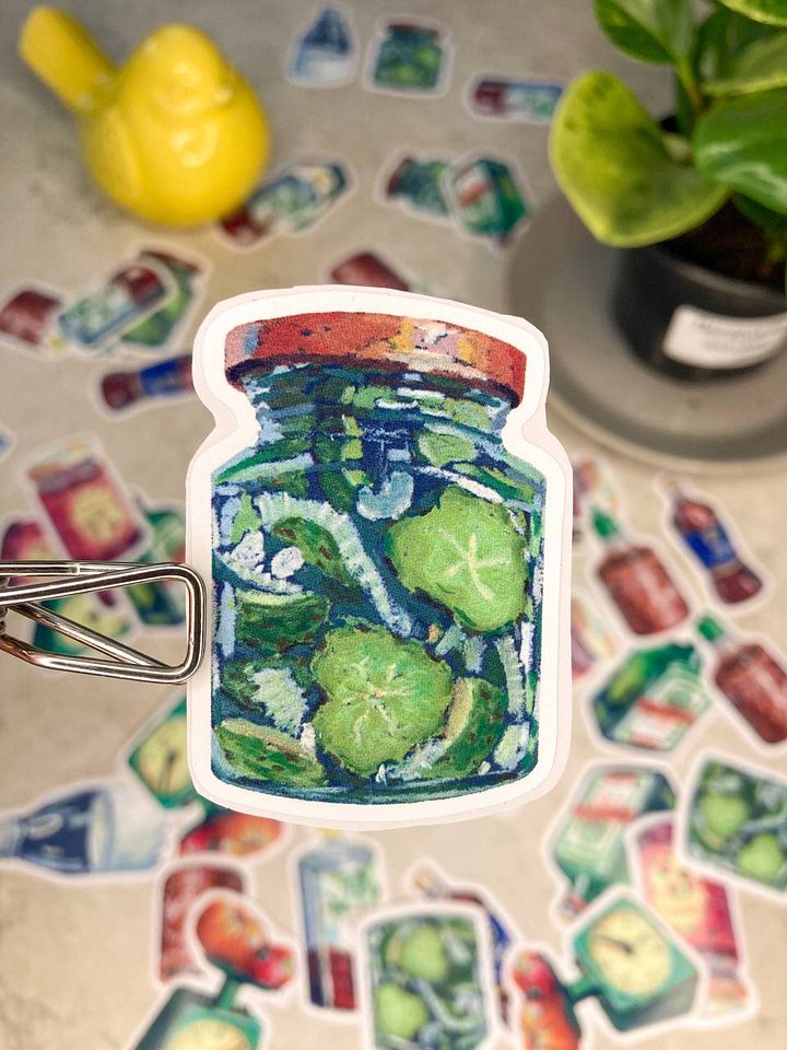 Pickles vynyl sticker product image (1)