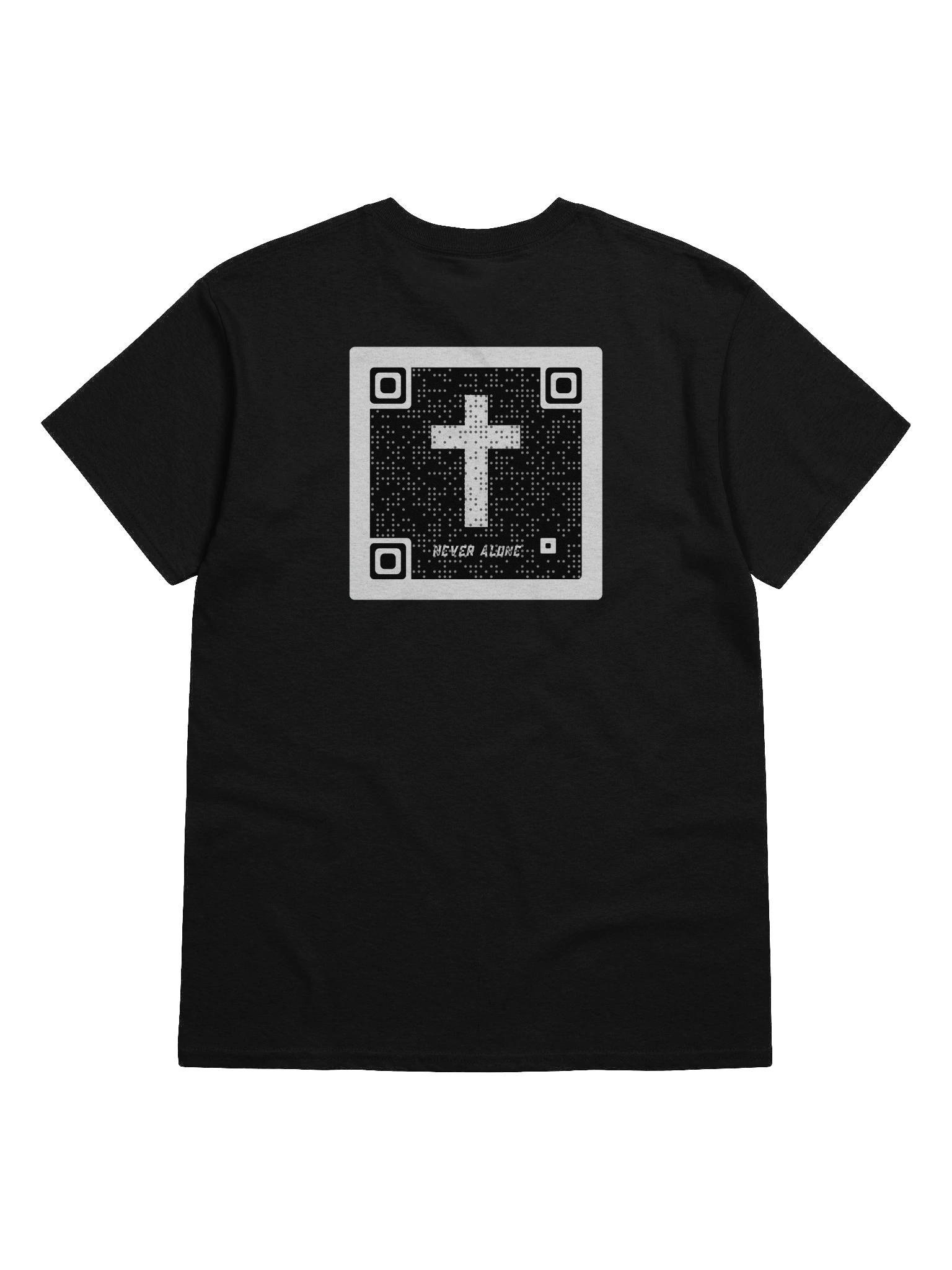Never Alone QR Code T-Shirt product image (7)