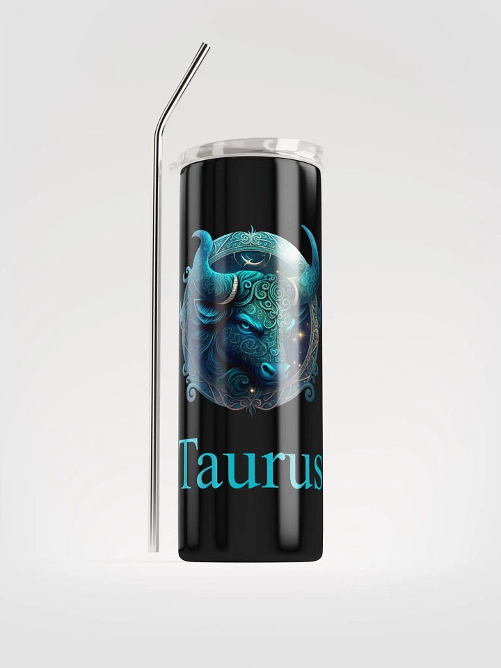 Illuminate Your Drinkware Collection with Vibrant Blue Taurus Steel Tumbler product image (1)