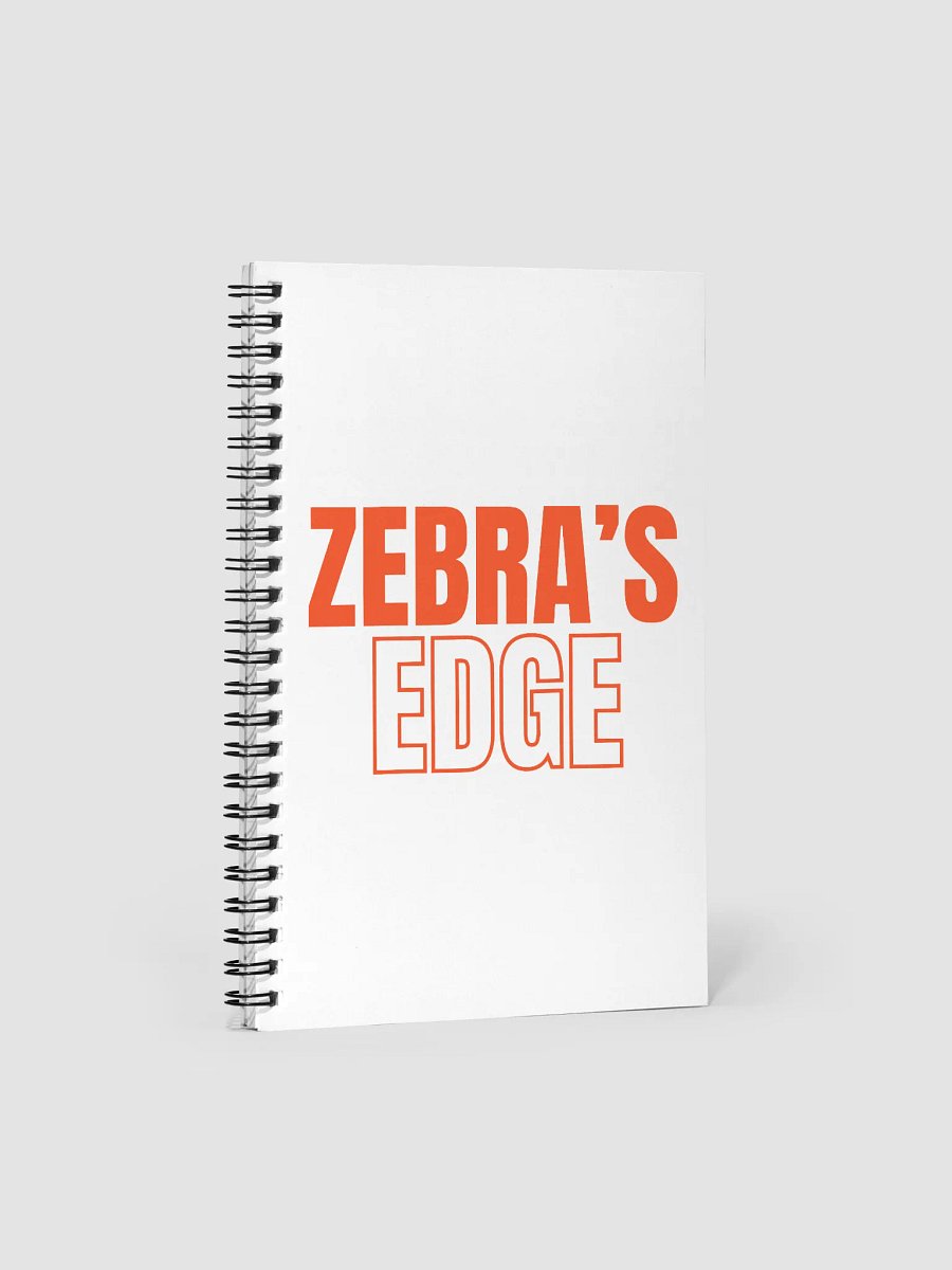 Zebra's Edge Spiral Notebook product image (1)