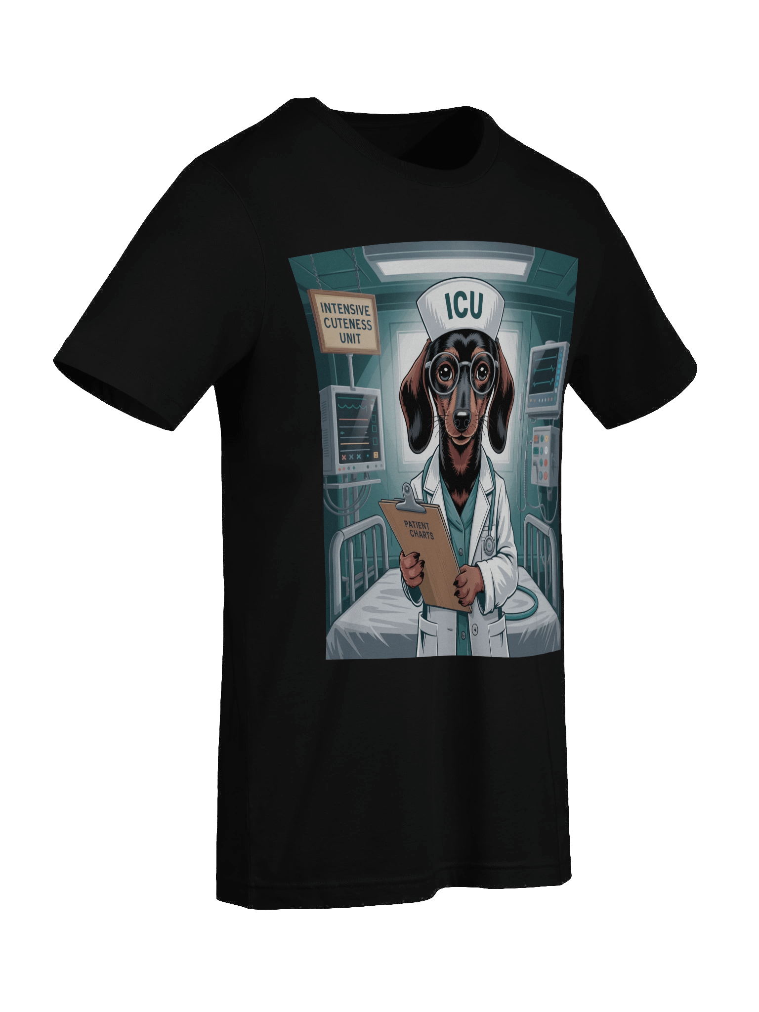 Intensive Cuteness Unit – Dachshund Doctor T-Shirt product image (9)