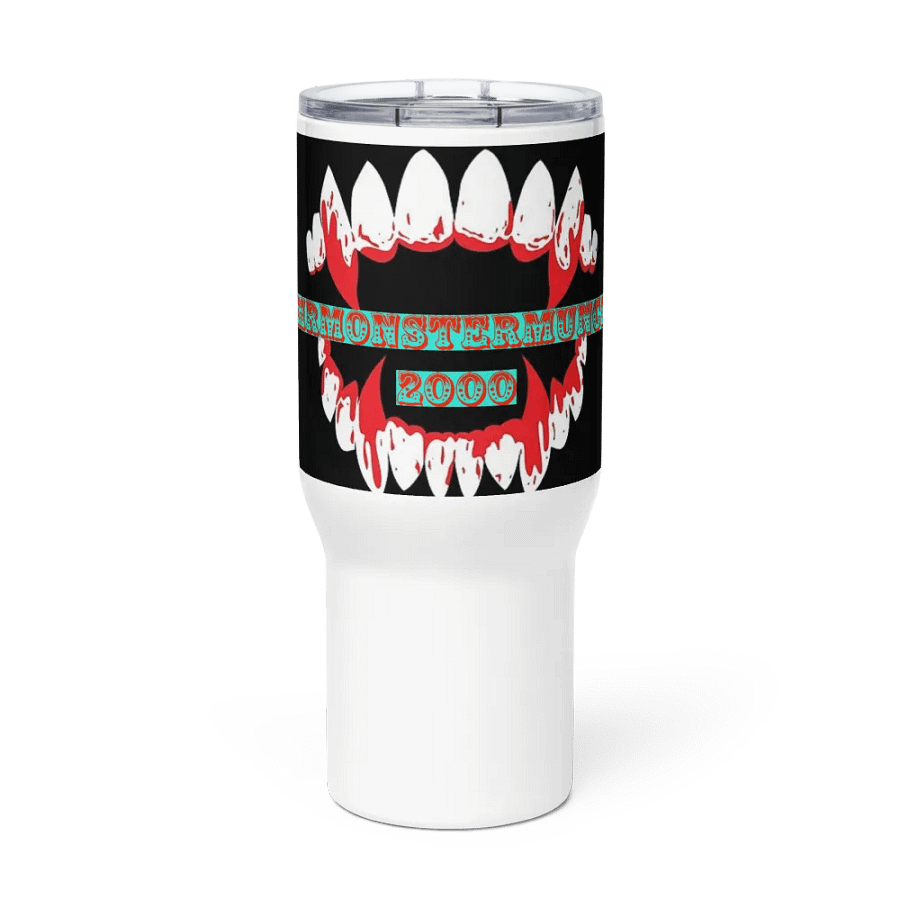 MONSTER MUNCH TRAVEL MUG WITH HANDLE product image (3)