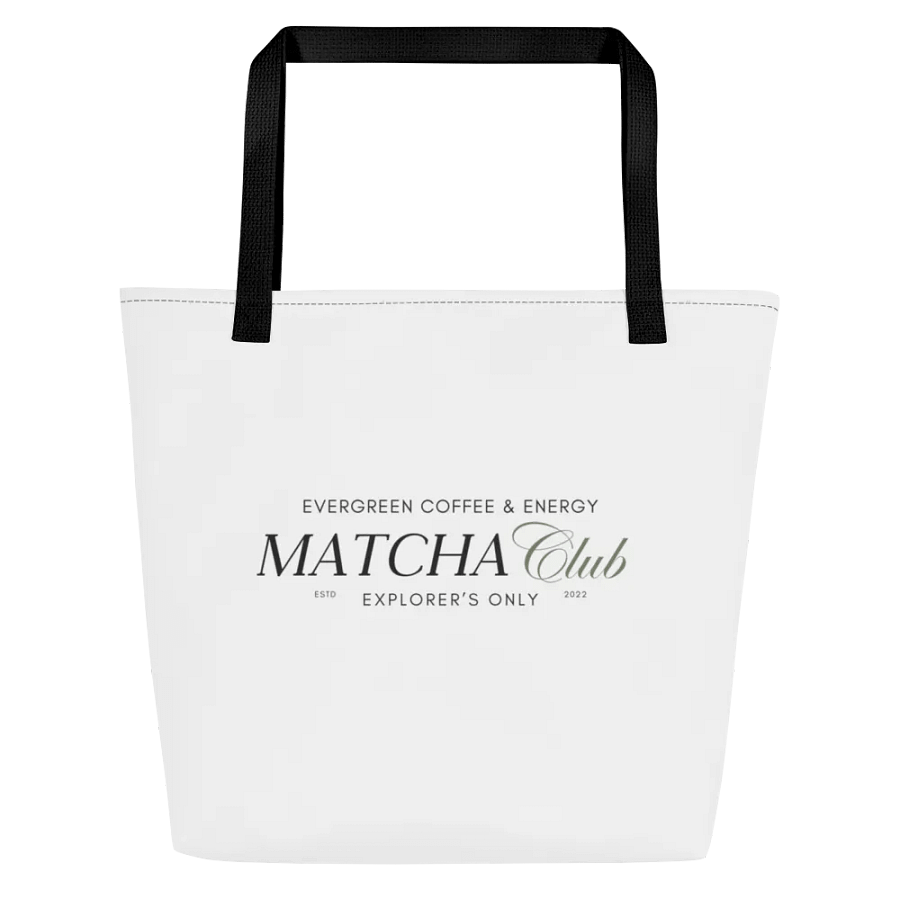 Sip Society | Matcha Club Tote with Pocket product image (1)