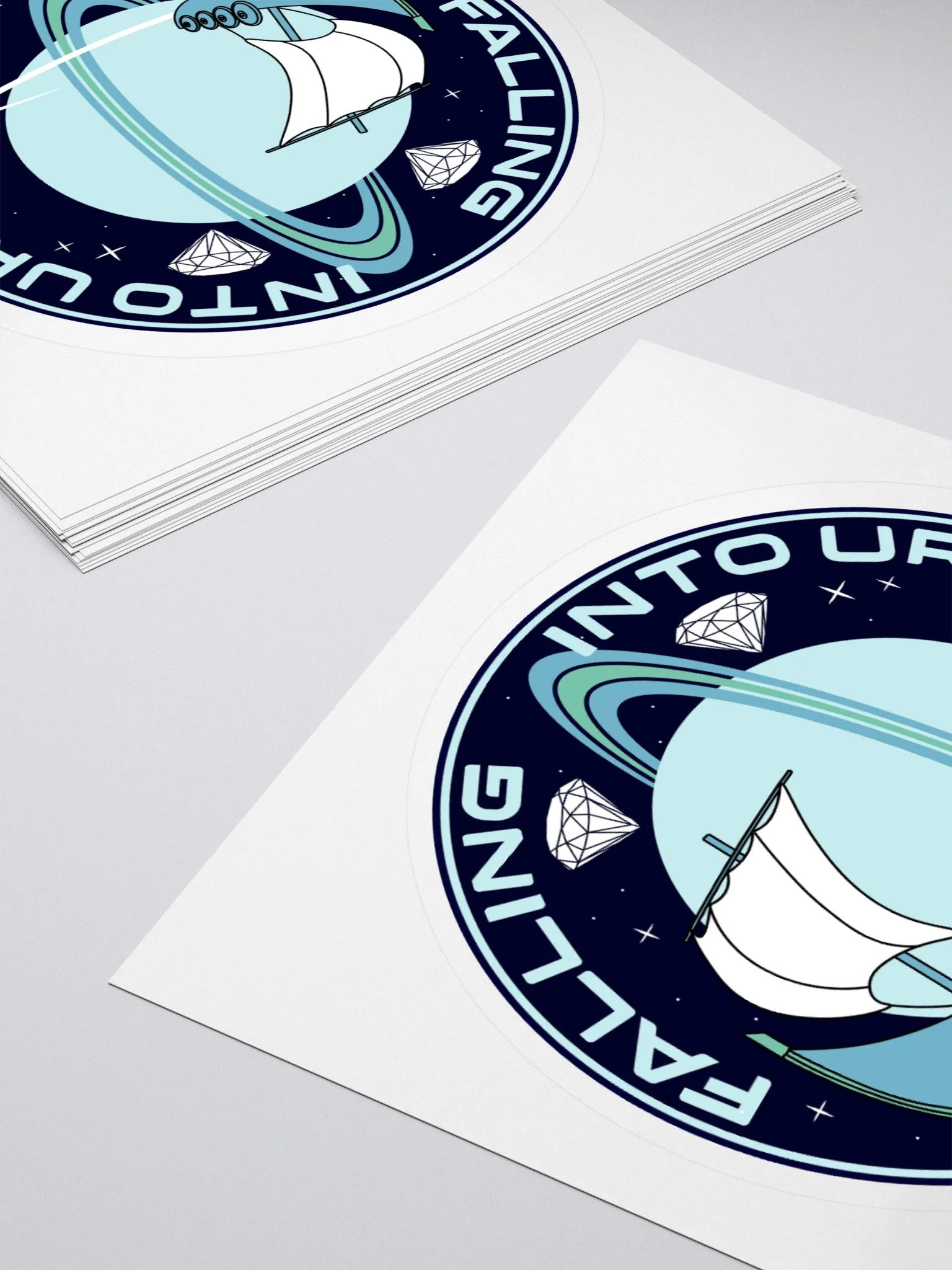 FALLING INTO URANUS STICKER product image (4)