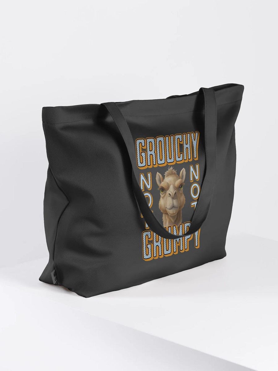 Grouchy Not Grumpy Camel Organic Tote Bag product image (4)