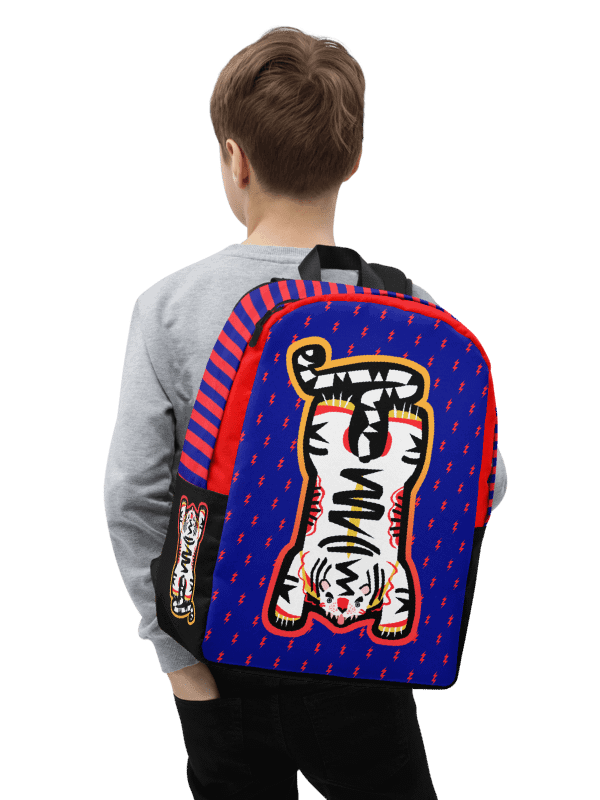 Blue and Red Tiger Backpack - Electric Tiger Club product image (2)