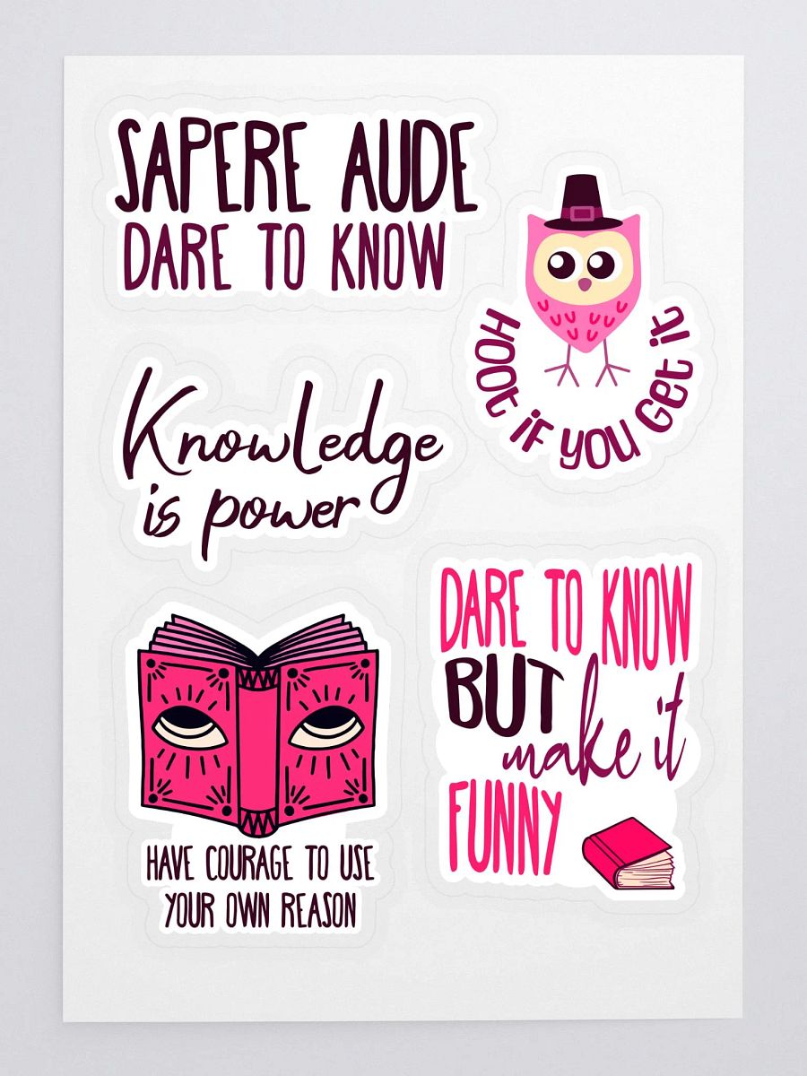 Sapere Aude Sticker product image (3)