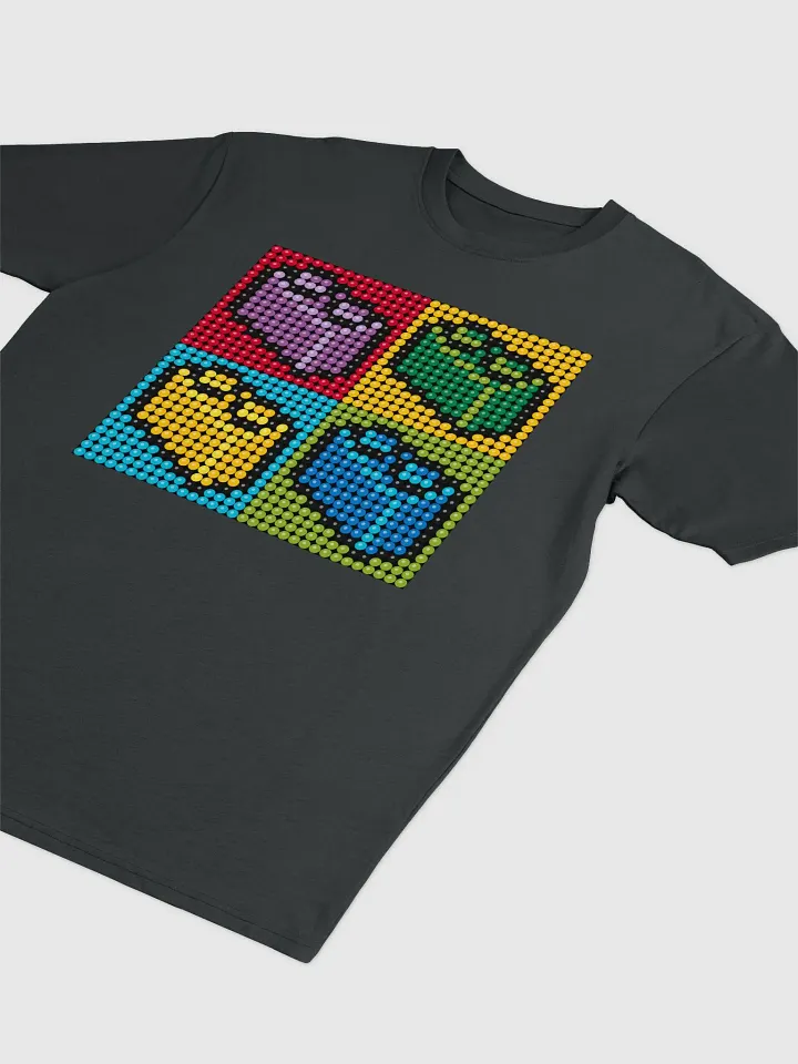 Brick Pixel Art Premium Heavyweight Tee product image (2)