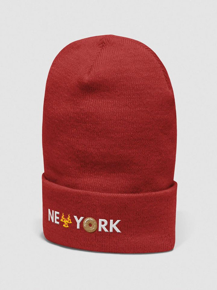 New York Pizza Bagel Dad Beanie product image (2)