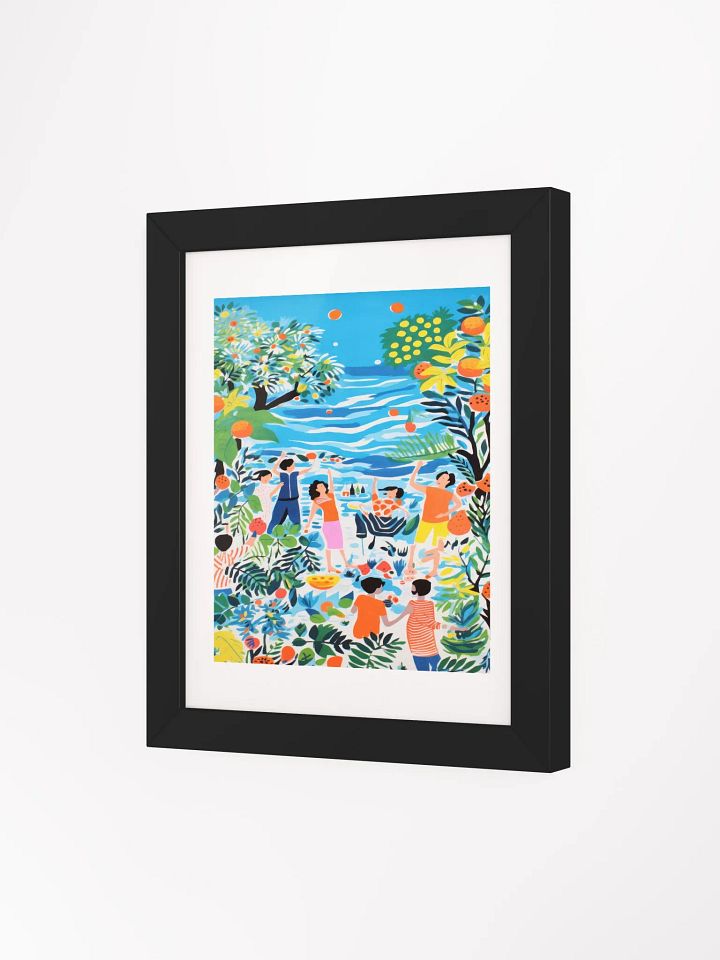 'Life in Paradise' Framed Matte Poster product image (2)