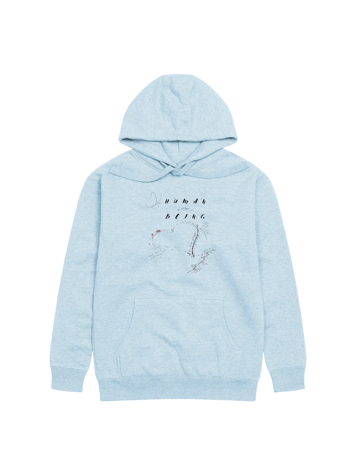Floral Heart Premium Hoodie, "Human of the Being" product image (1)