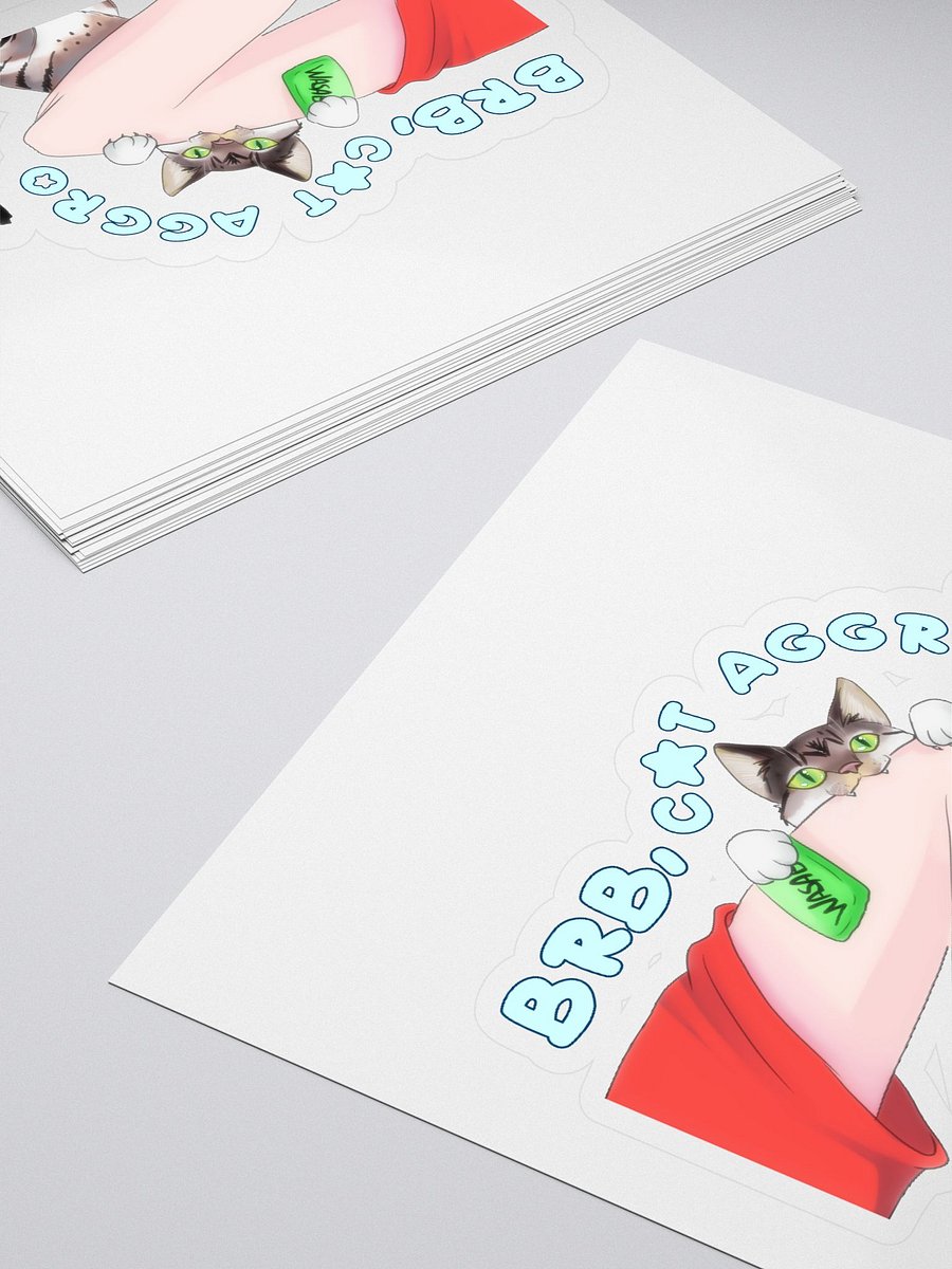 Mei Aggro Cut Stickers product image (4)