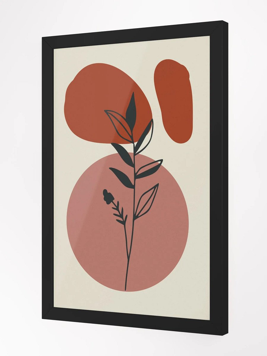 Stylized Botanical Minimalism Framed Poster product image (11)