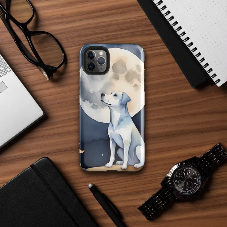 Moonlit Dog iPhone Case product image (39)