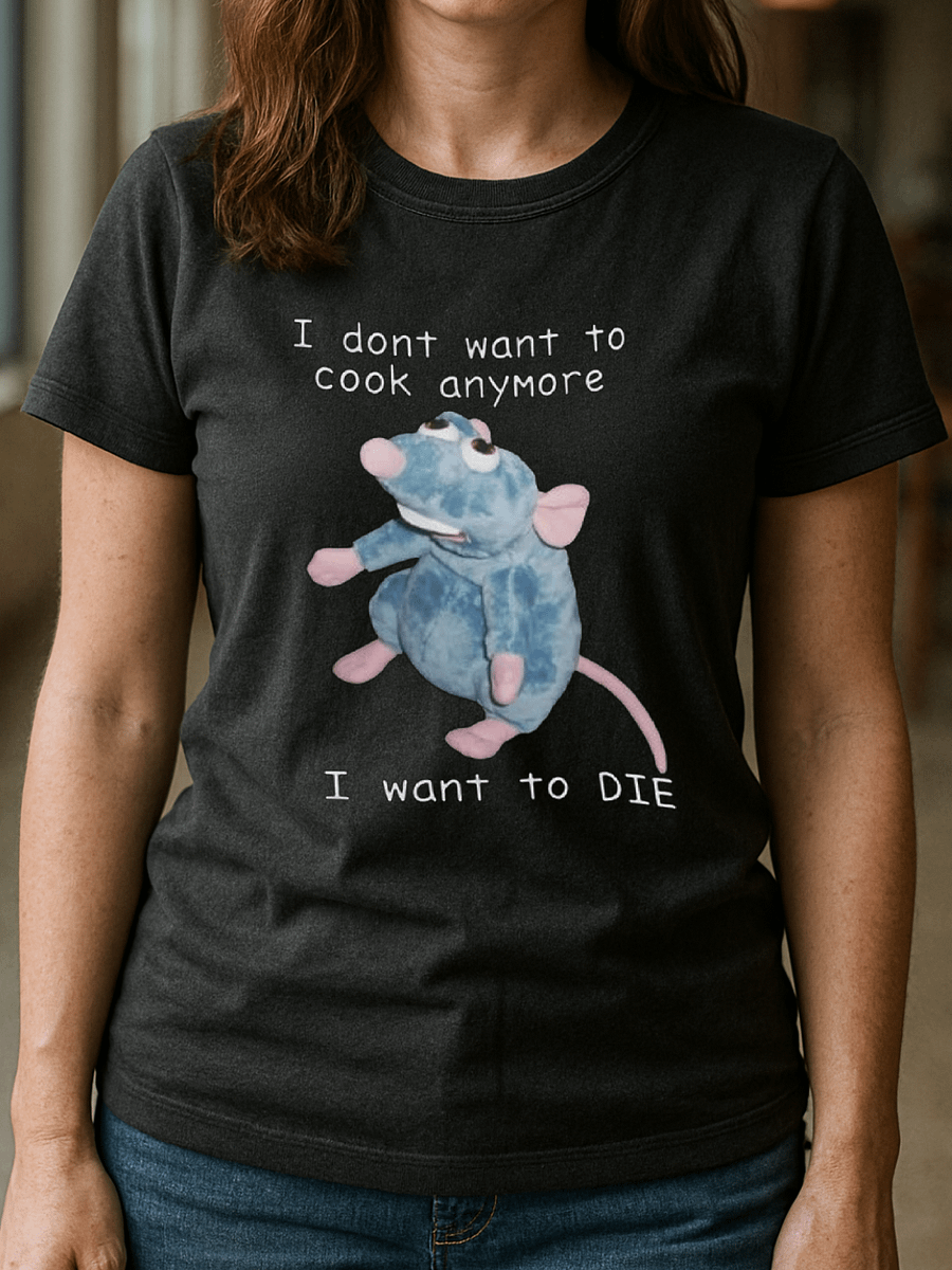 I Don't Want To Cook Anymore I Want To Die Shirt product image (1)