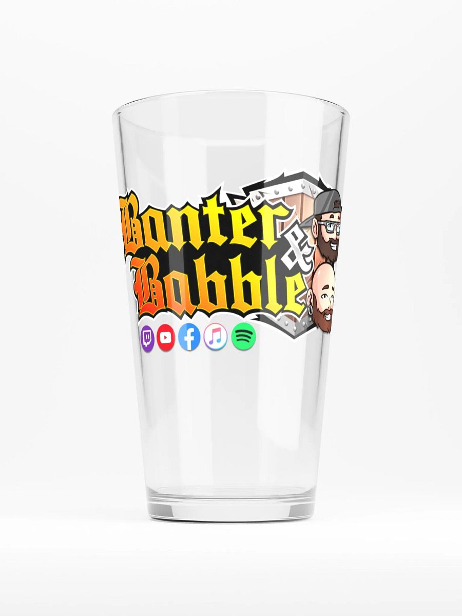 Banter&Babble Pint Glass product image (1)