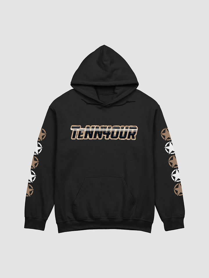 #TeNN4OURARMY Hoodie - Tan & White product image (1)