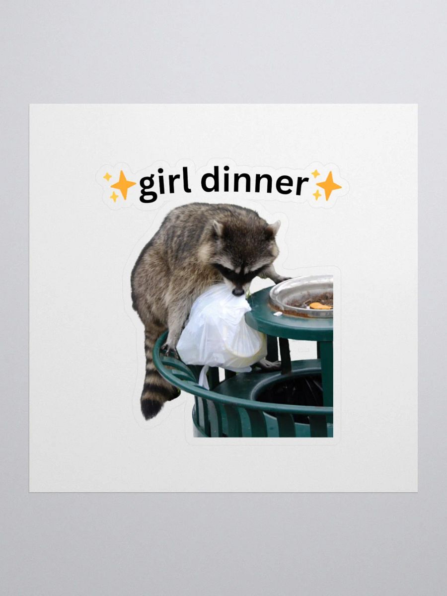 Girl Dinner Sticker product image (1)