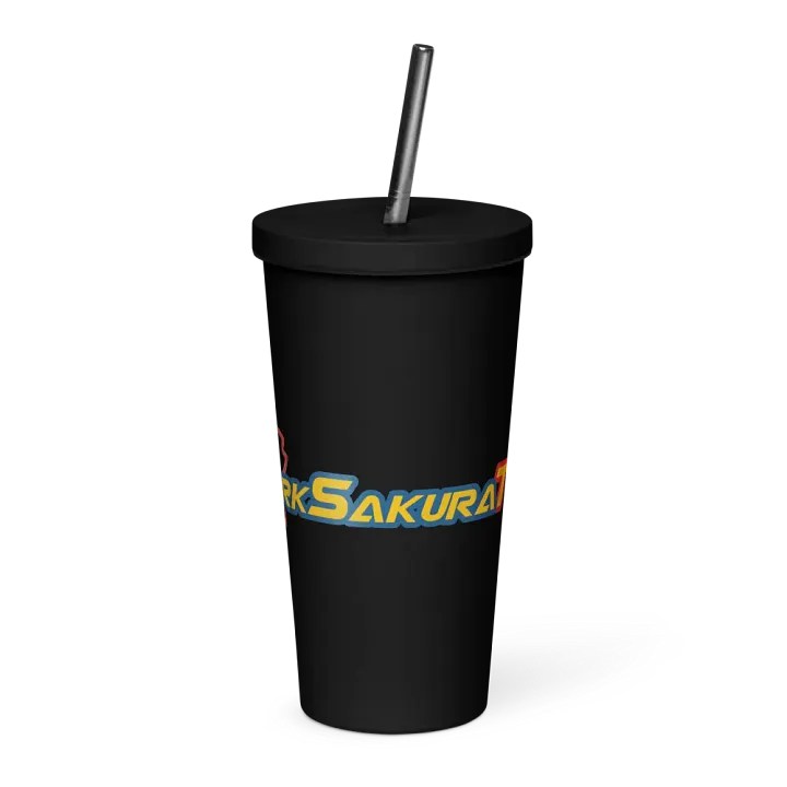 DarkSakuraTTV Insulated Tumbler with a Straw product image (1)