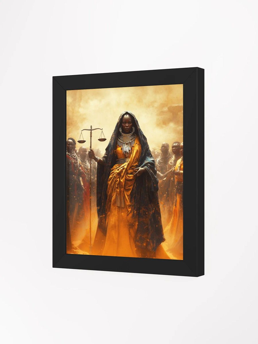 The African Great Mother: Guardian of Strength and Morality - Framed Matte Poster product image (31)