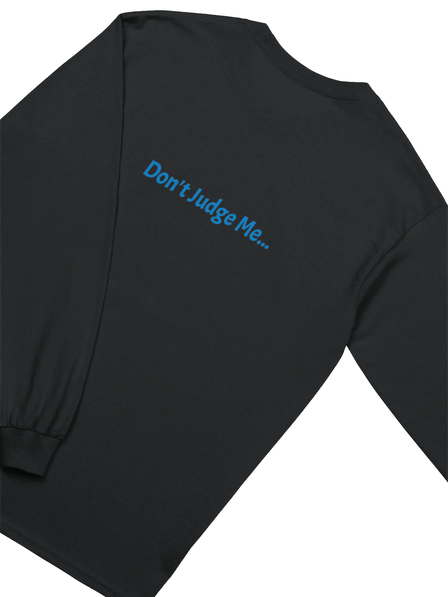 Happy Thoughts - Don't Judge Me - Junk Food - Gildan Ultra Cotton Unisex Long Sleeve T-Shirt product image (5)