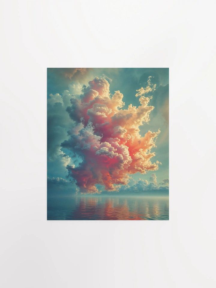 Vibrant Cloud Reflections Poster product image (1)