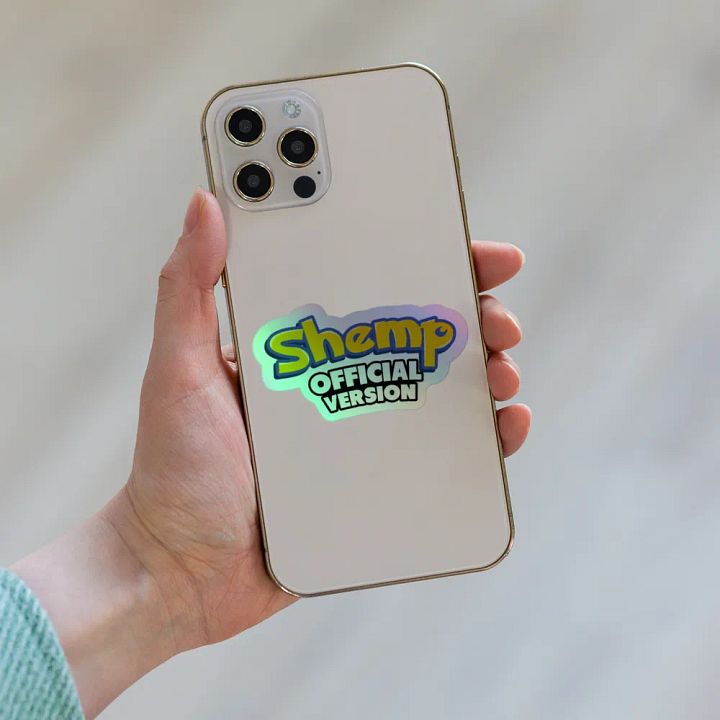Shemp Official Version Holo-Sticker! product image (1)