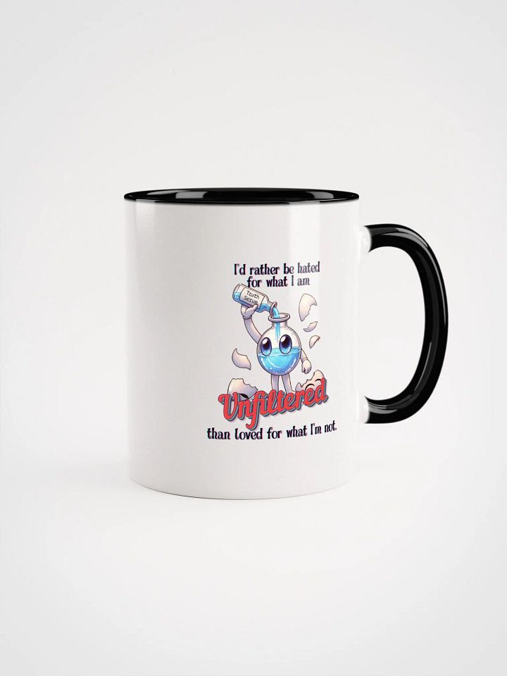Unfiltered Loved For What I AM Ceramic Mug with Color Inside product image (13)