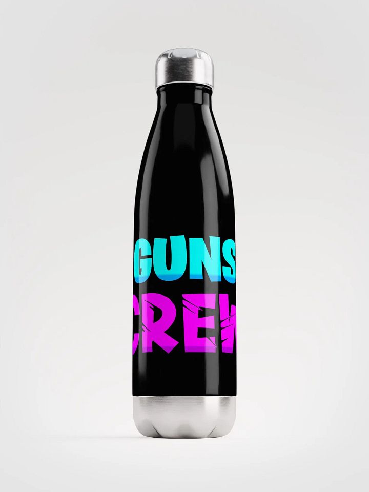 Stainless Steel GunsCrew Water Bottle product image (1)