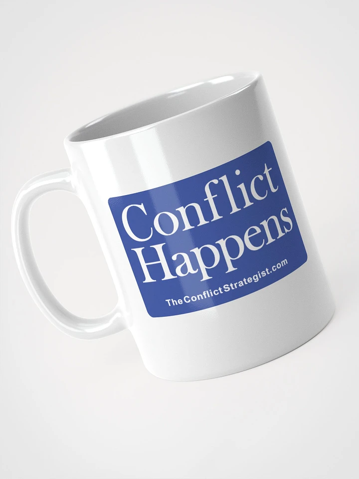 Conflict Happens - White Ceramic Mug - 2 Sizes product image (1)