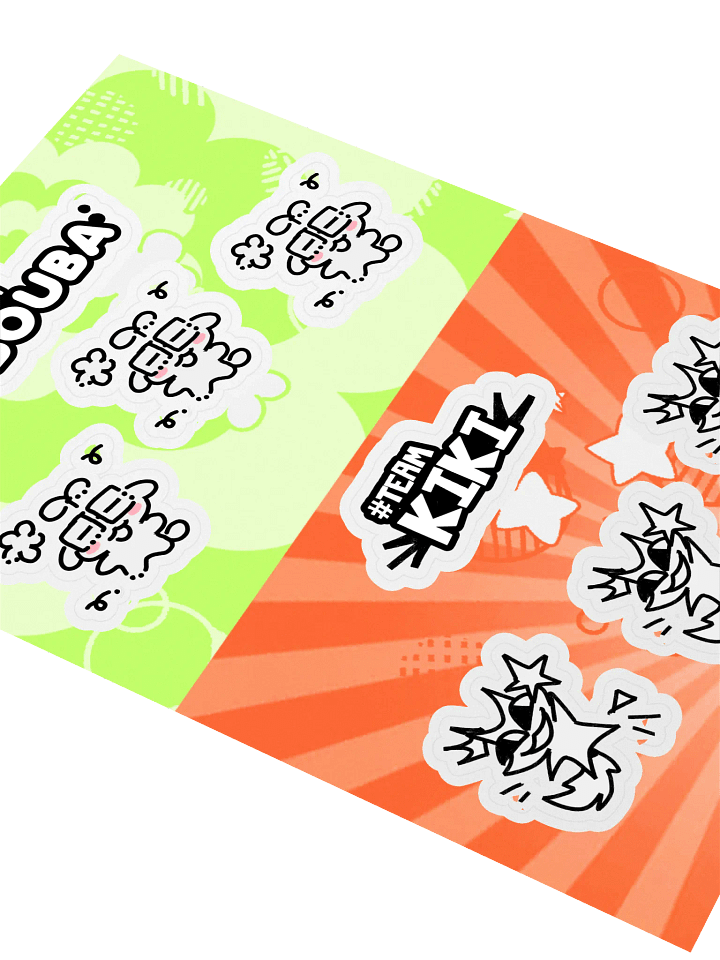 🍃Bouba & 💥Kiki | Stickers product image (2)