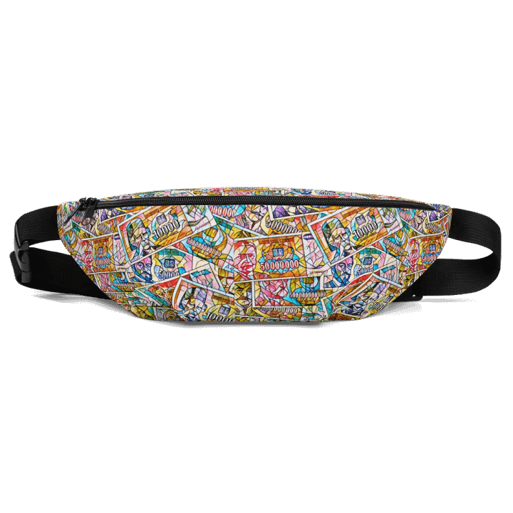 Jugoslovenski inflatorni dinar 1993 (Kolaž/mozaik) All-Over Print Fanny Pack product image (2)