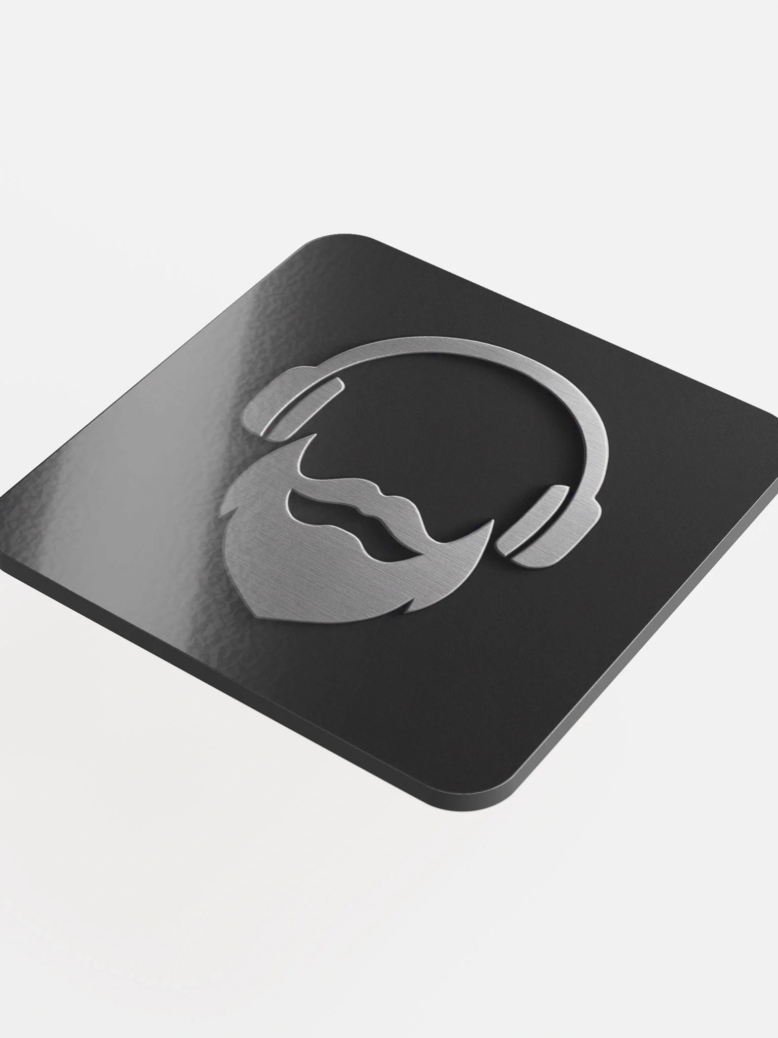 MRMIKEMTL Beard and Headphones Coaster product image (4)