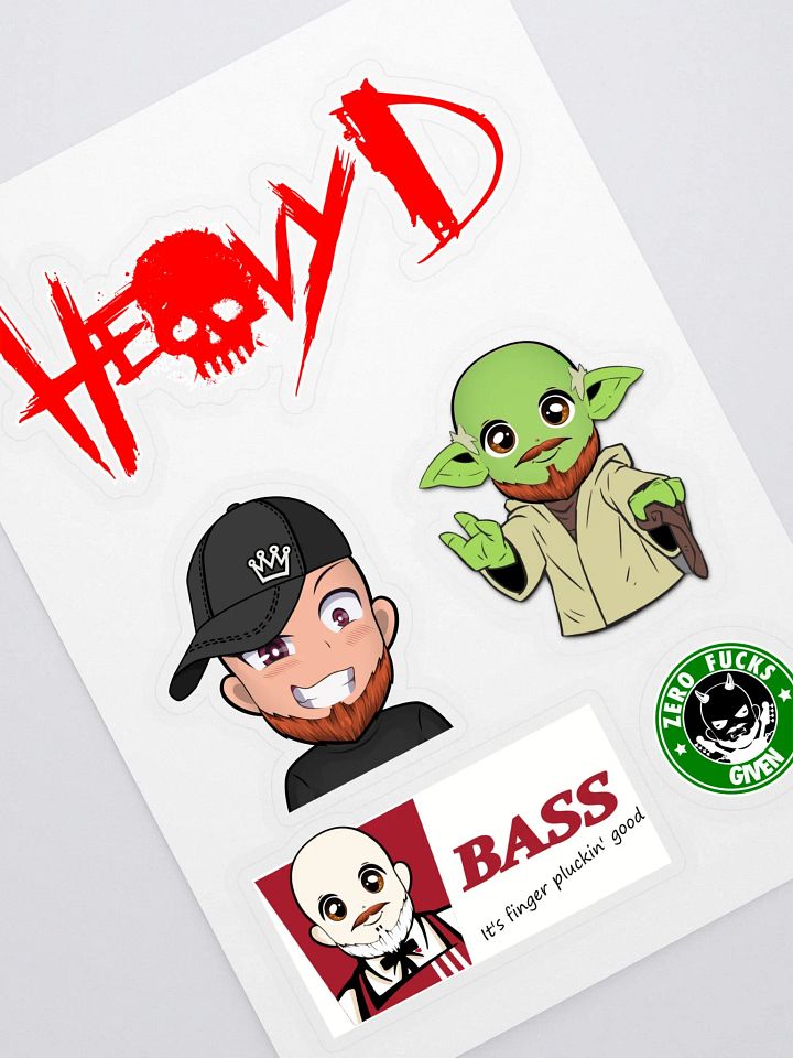 heavy D Sticker Sheet product image (1)