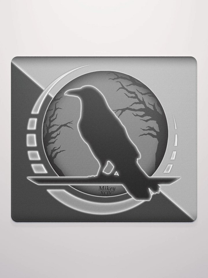 Raven's Moon - MikeyXCIV - Gaming Mouse Pad - 18″×16″, 36″×18″ product image (2)