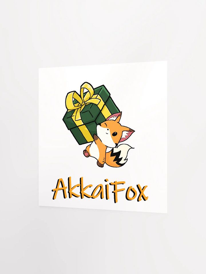 Fox Gift Poster product image (2)