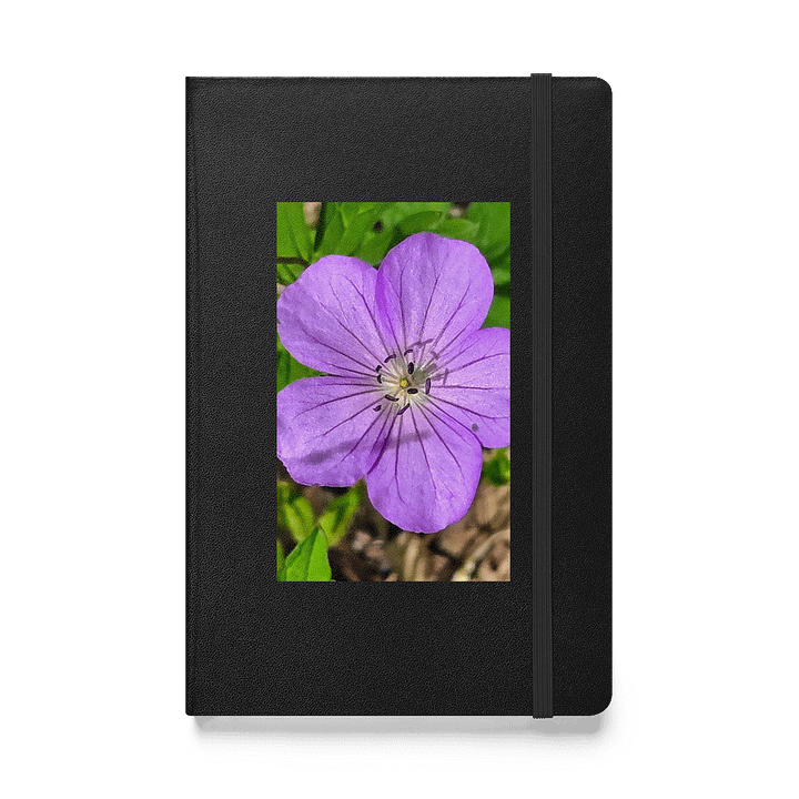 Purple Petal Hardcover Journal product image (1)