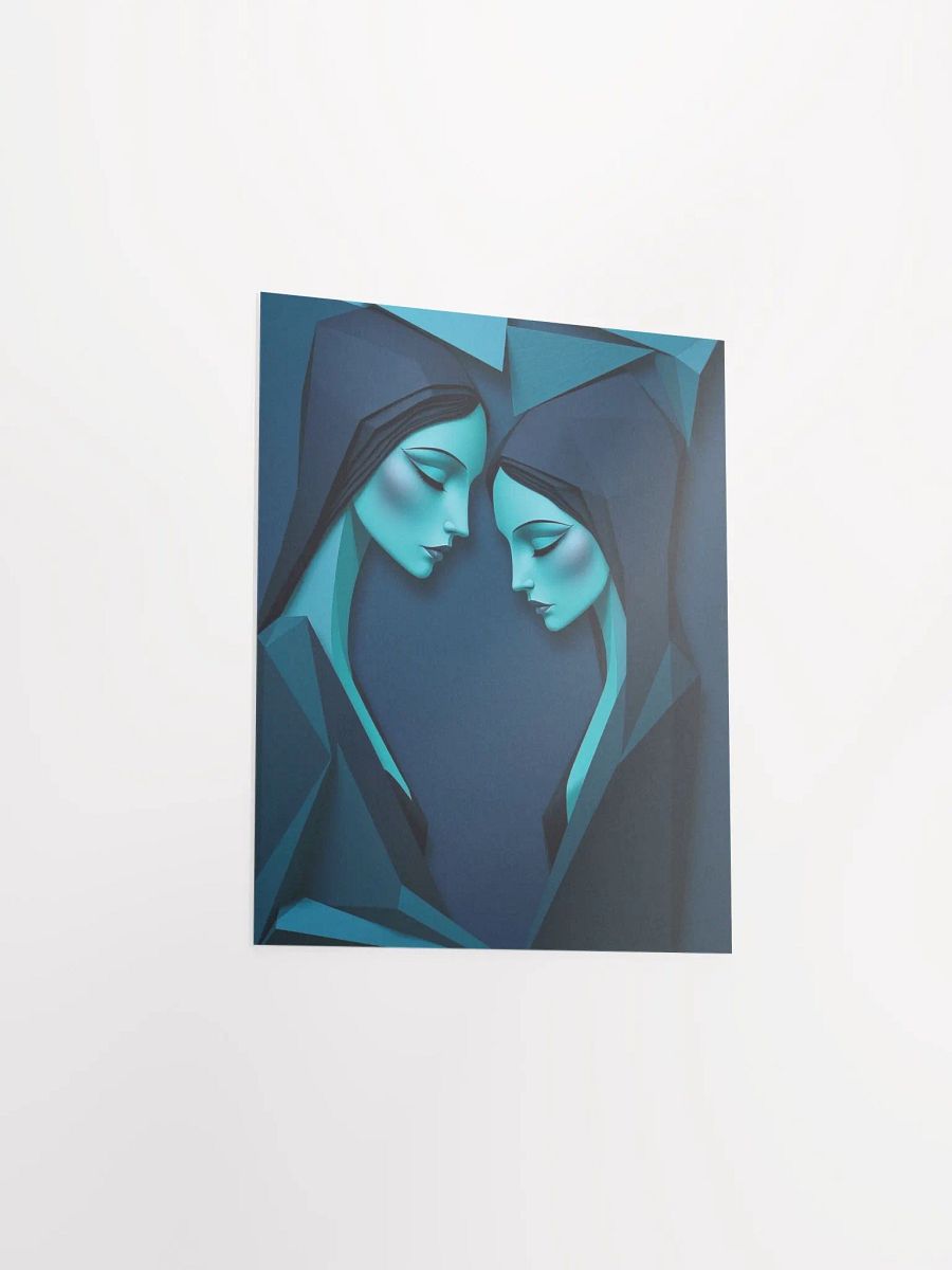 Symmetry in Blue Poster product image (20)