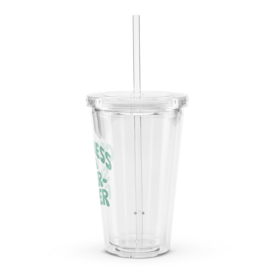 Calmness Is a Superpower Plastic Tumbler product image (4)