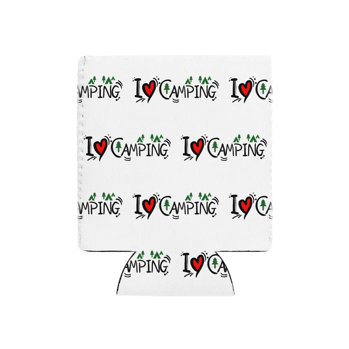 I Love Camping Coolie 12oz product image (1)