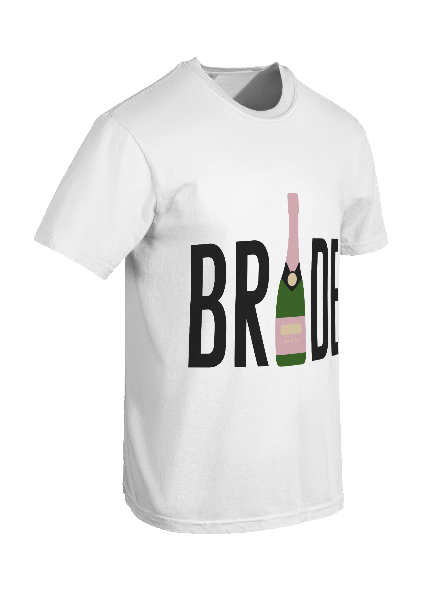 👰🏼‍♀️🍾 BRIDE Champagne Bottle Shirt | Bachelorette Party Tee, Bridal Shower Outfit, Bride To Be Graphic T-Shirt product image (38)
