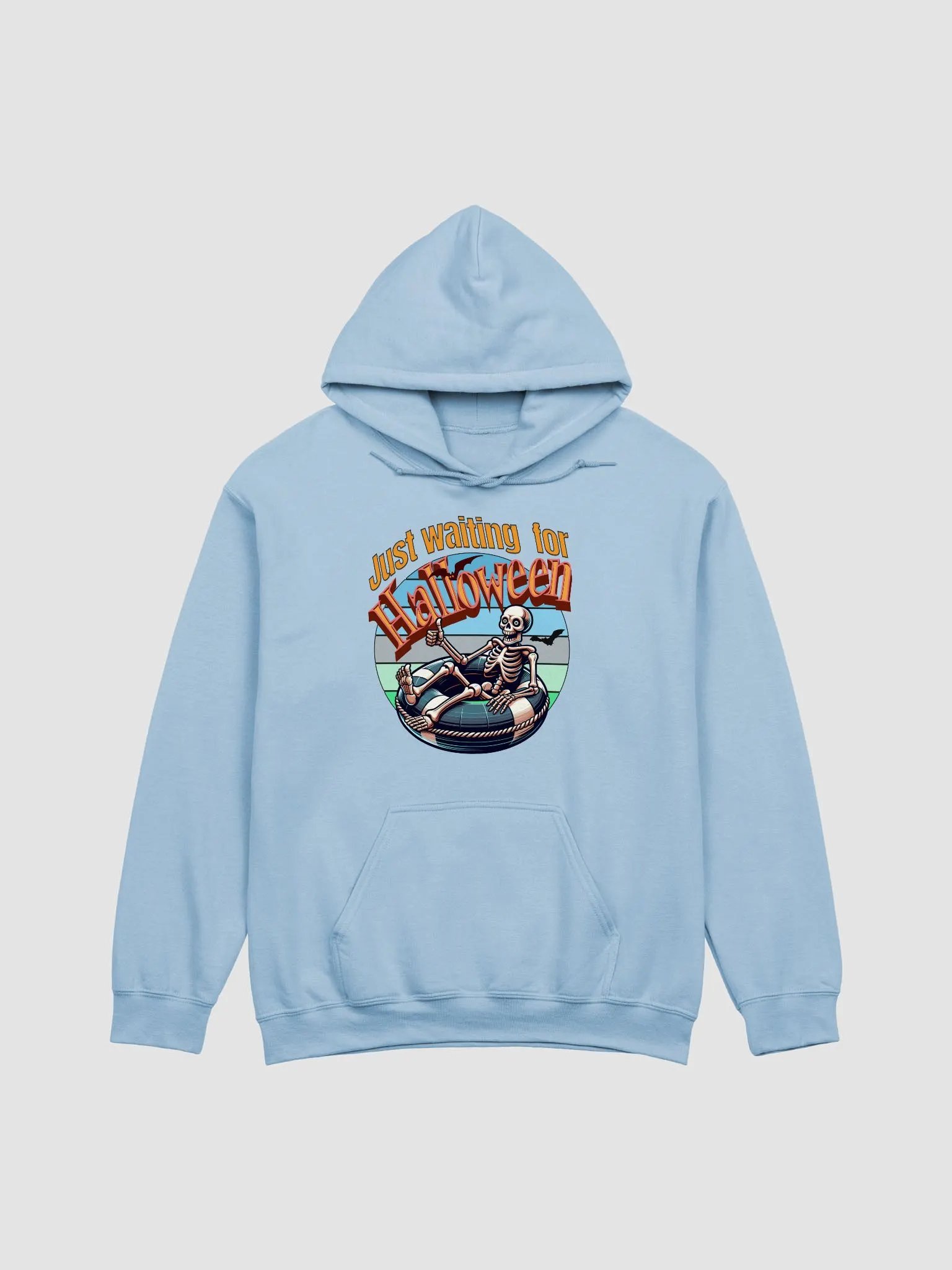 Just Waiting For Halloween Skeleton Hoodie product image (7)