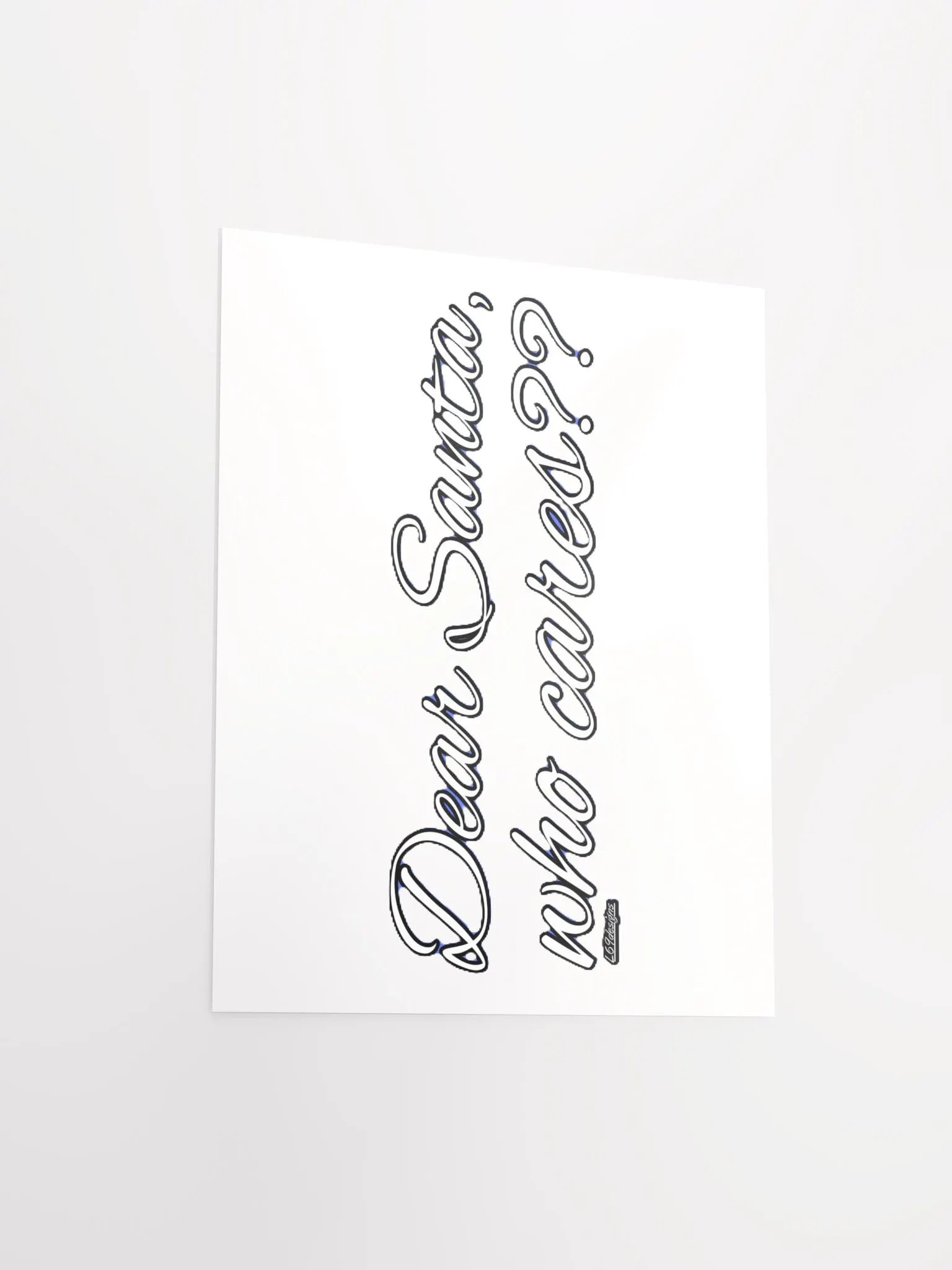 DEAR SANTA, WHO CARES?? product image (2)