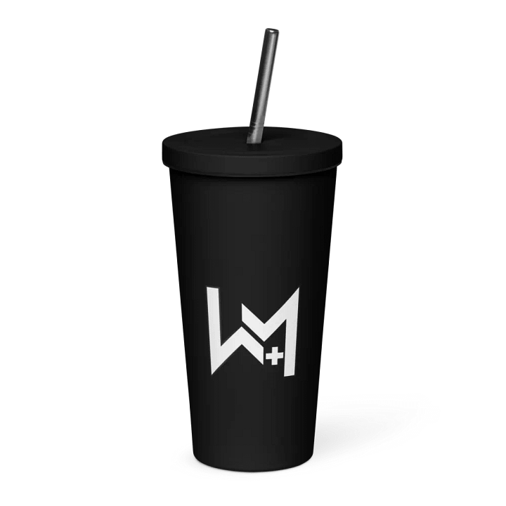 WM+ Insulated Tumbler with a Straw product image (1)